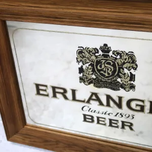 ERLANGER BEER ビンテージ パブミラー