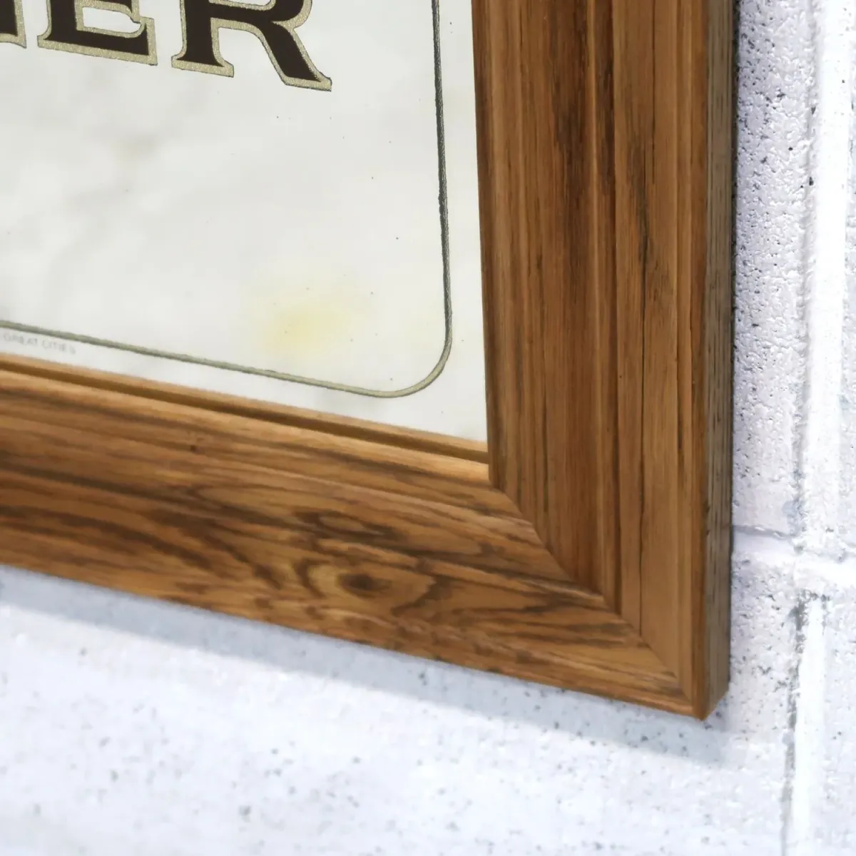 ERLANGER BEER ビンテージ パブミラー