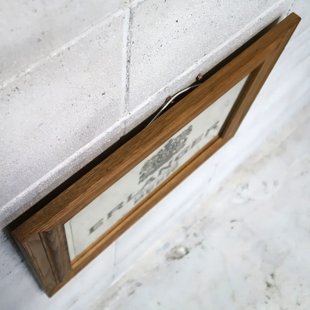 ERLANGER BEER ビンテージ パブミラー