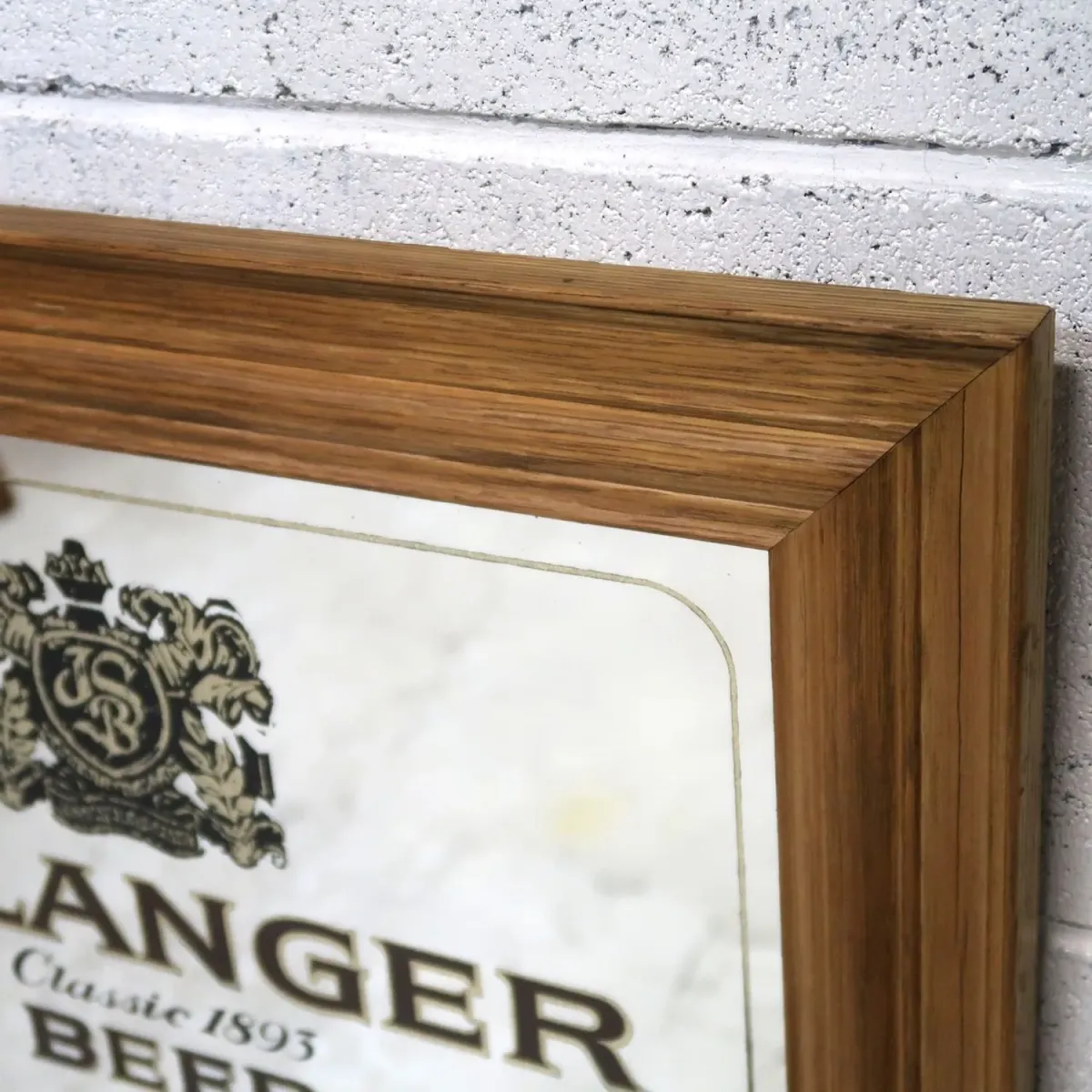 ERLANGER BEER ビンテージ パブミラー