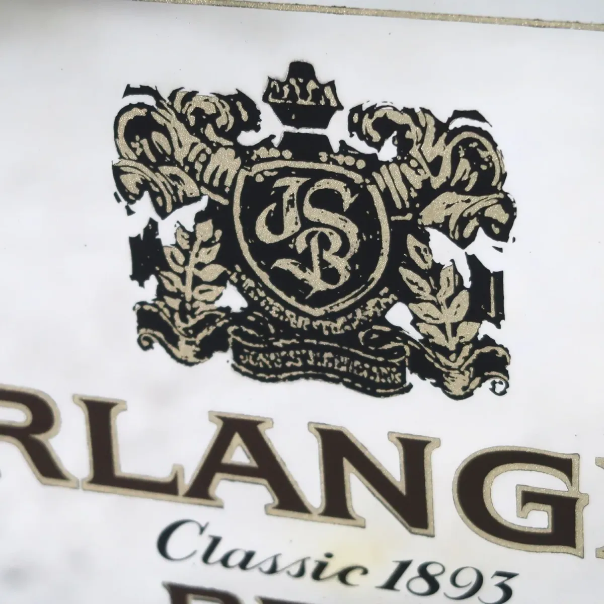 ERLANGER BEER ビンテージ パブミラー