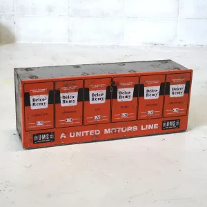 50's～ Delco-Remy ビンテージ パーツキャビネット