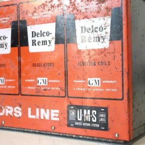 50's～ Delco-Remy ビンテージ パーツキャビネット
