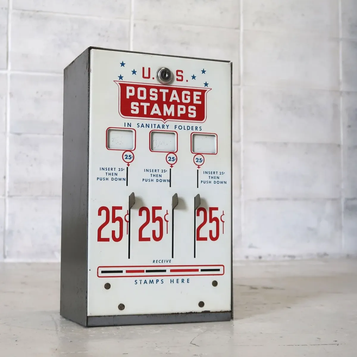 ビンテージ スタンプマシン 切手販売機