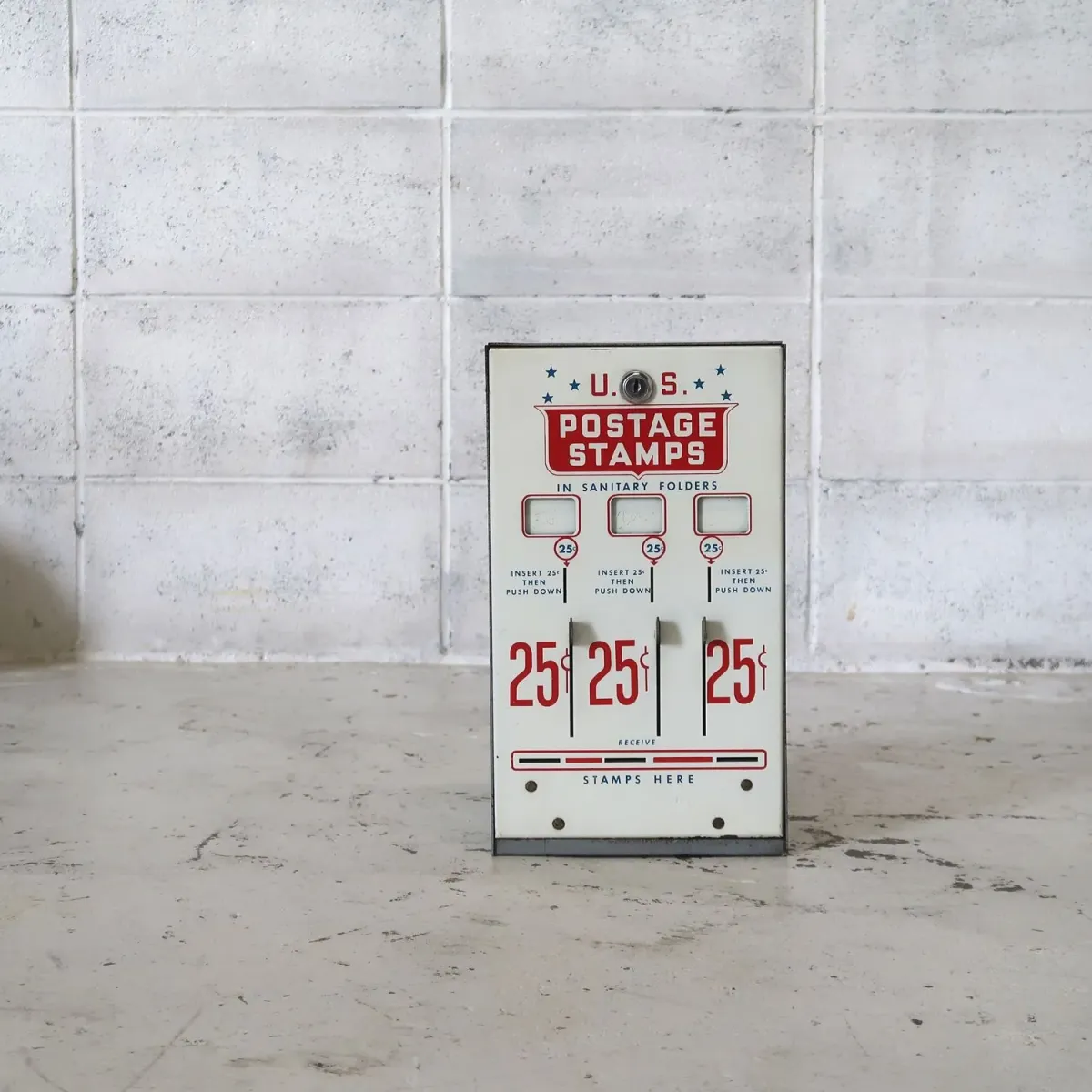 ビンテージ スタンプマシン 切手販売機