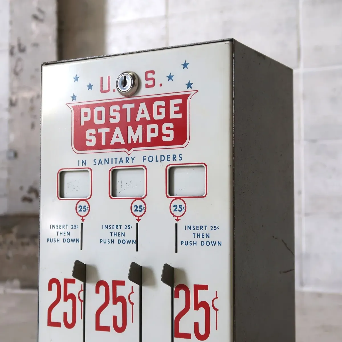 ビンテージ スタンプマシン 切手販売機