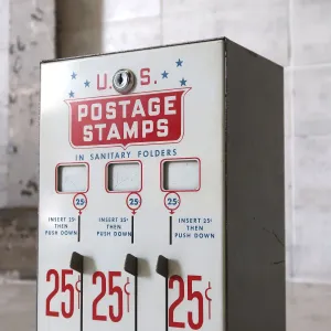 ビンテージ スタンプマシン 切手販売機