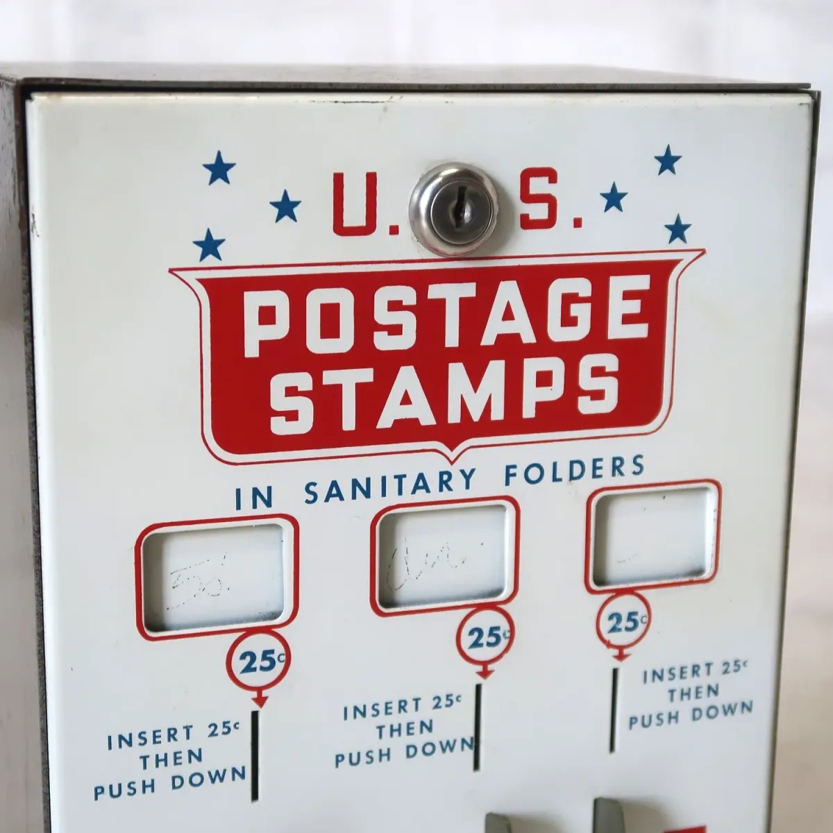 ビンテージ スタンプマシン 切手販売機