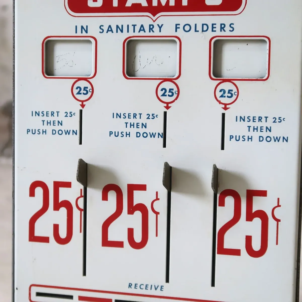 ビンテージ スタンプマシン 切手販売機