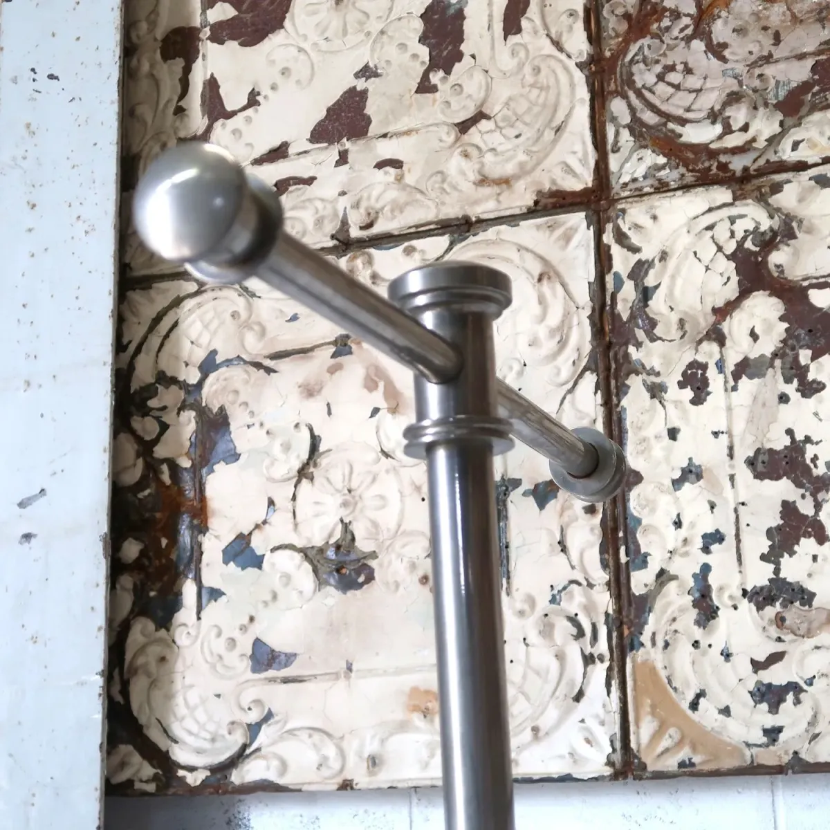 ビンテージ メタル T字ハンガーラック