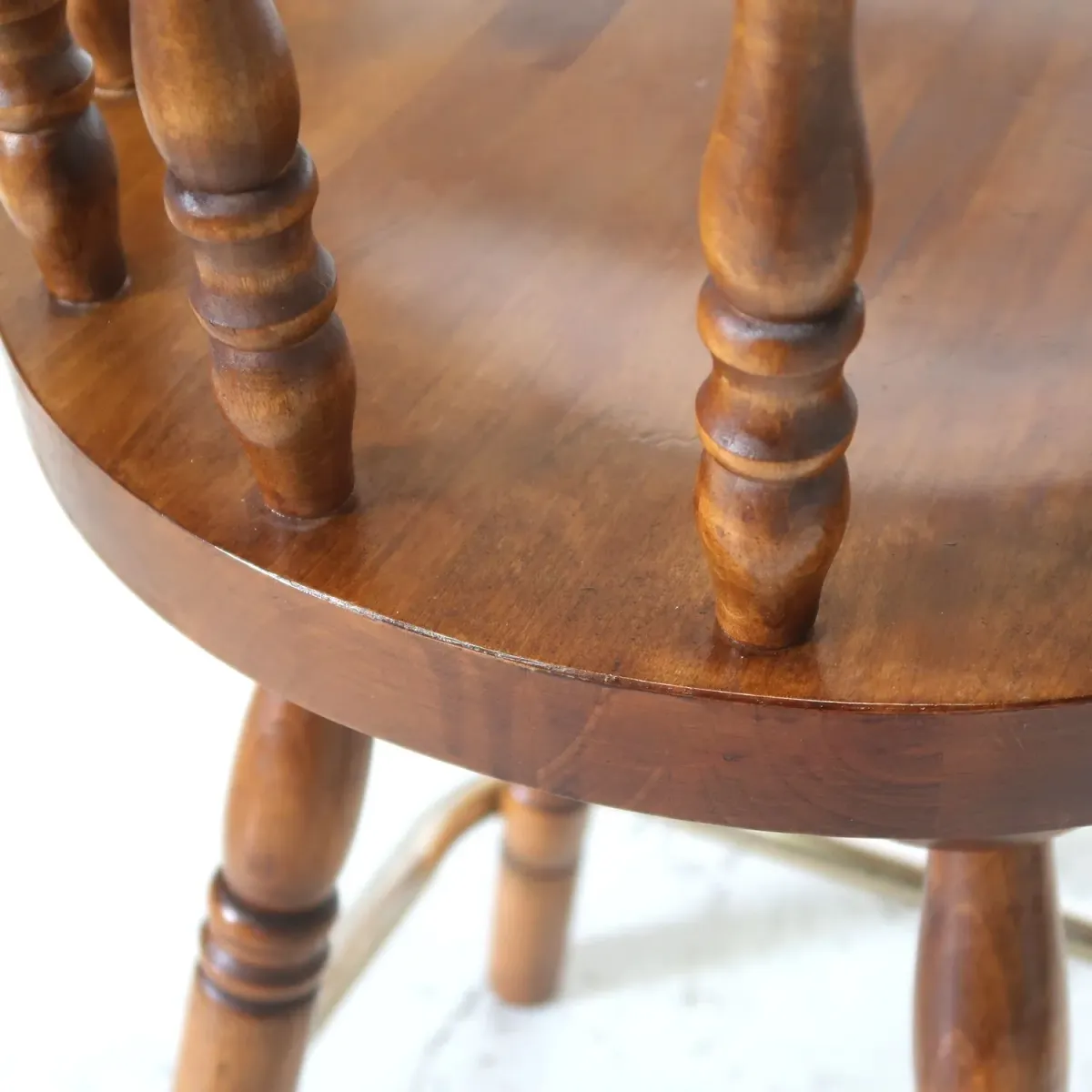 アンティーク ウッド カウンターチェア