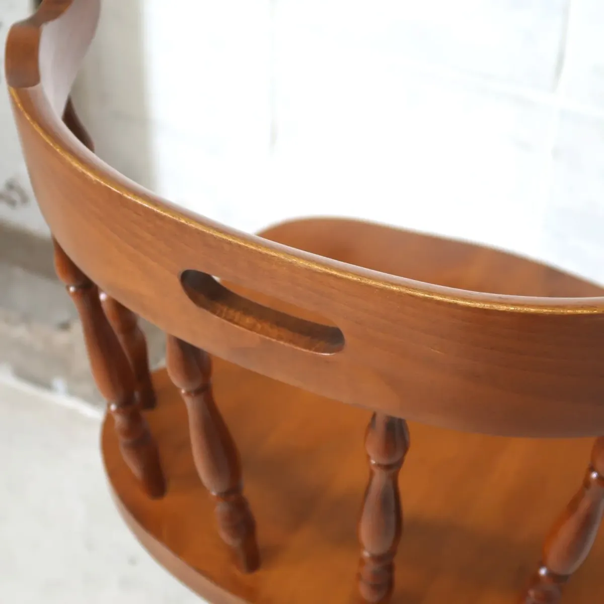 アンティーク ウッド カウンターチェア