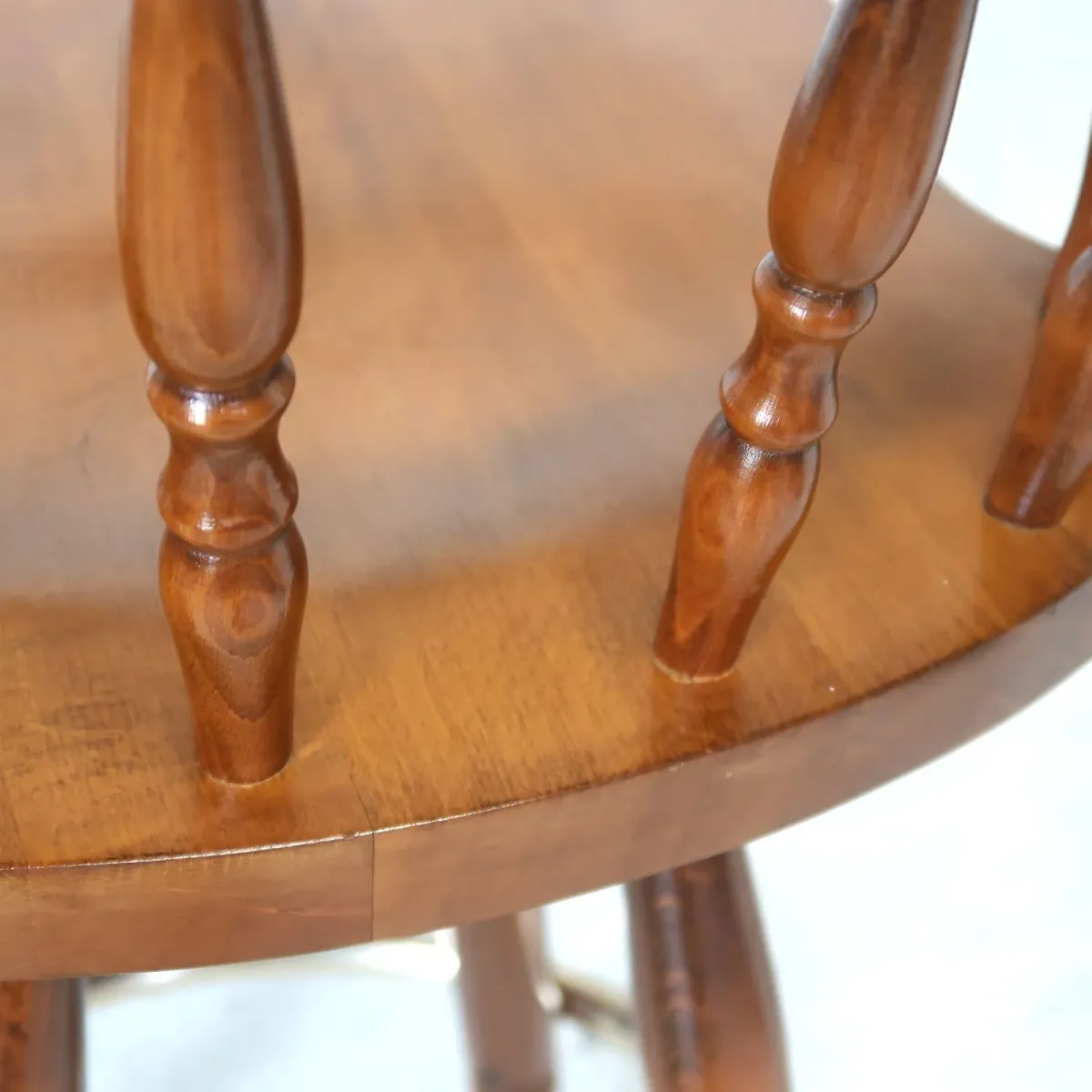 アンティーク ウッド カウンターチェア