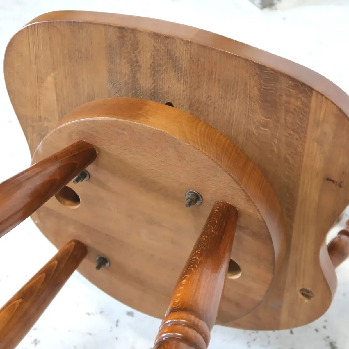 アンティーク ウッド カウンターチェア