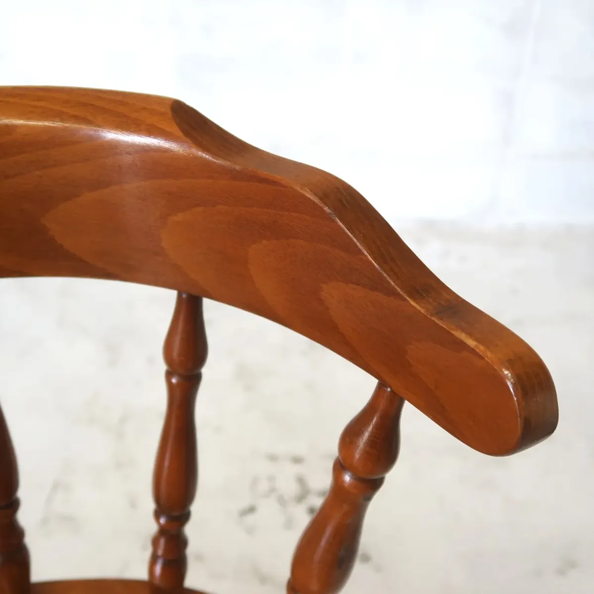 アンティーク ウッド カウンターチェア