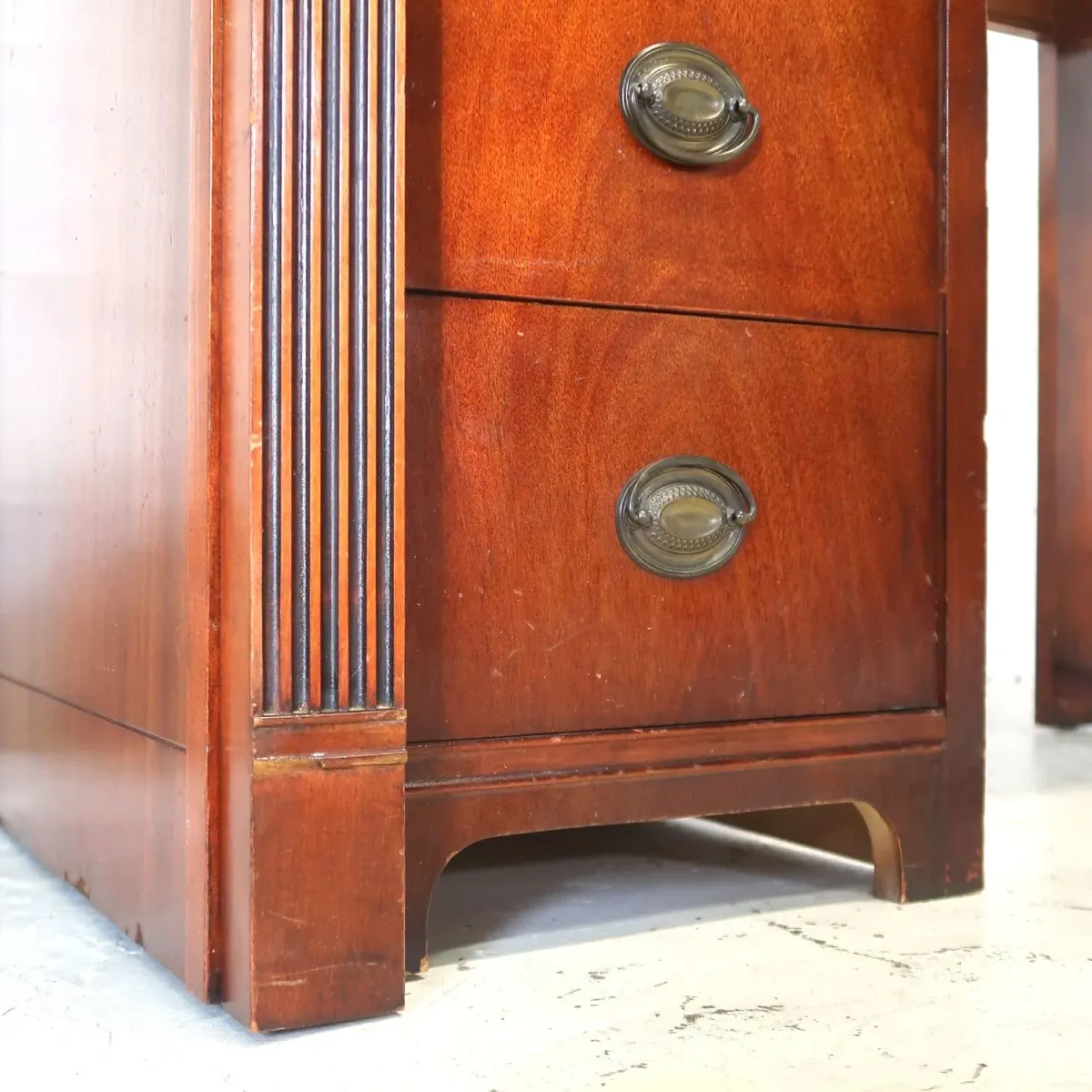 SAGINAW アンティーク エクステンション ウッドデスク