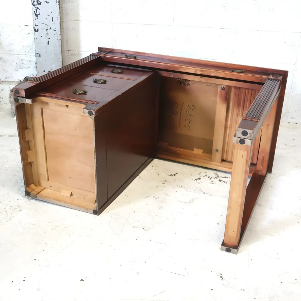 SAGINAW アンティーク エクステンション ウッドデスク