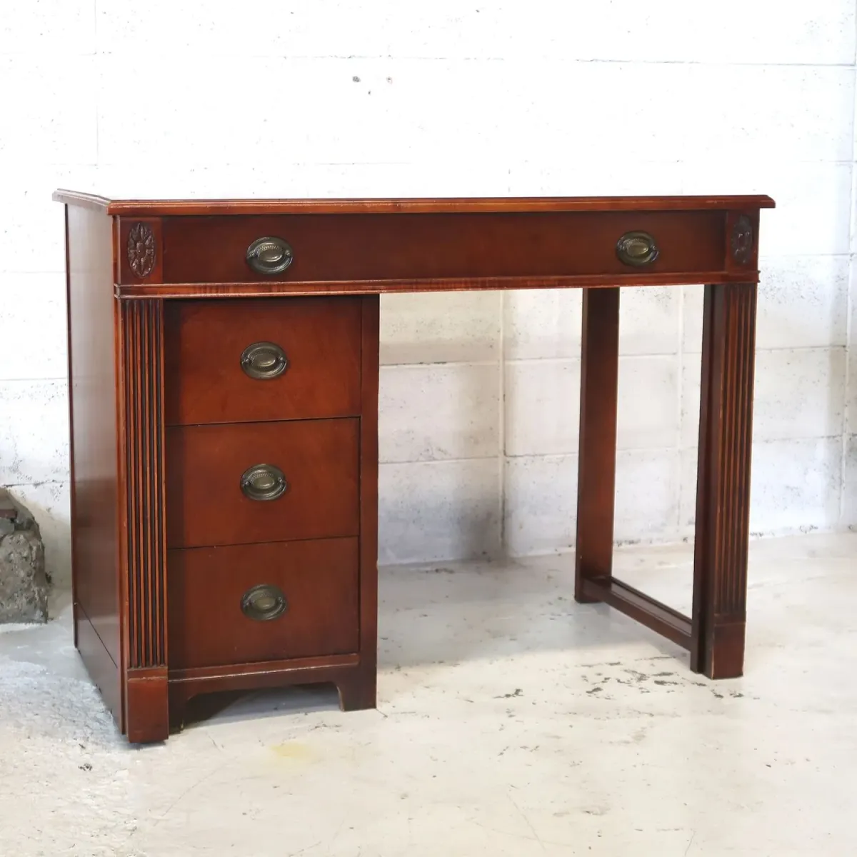 SAGINAW アンティーク エクステンション ウッドデスク