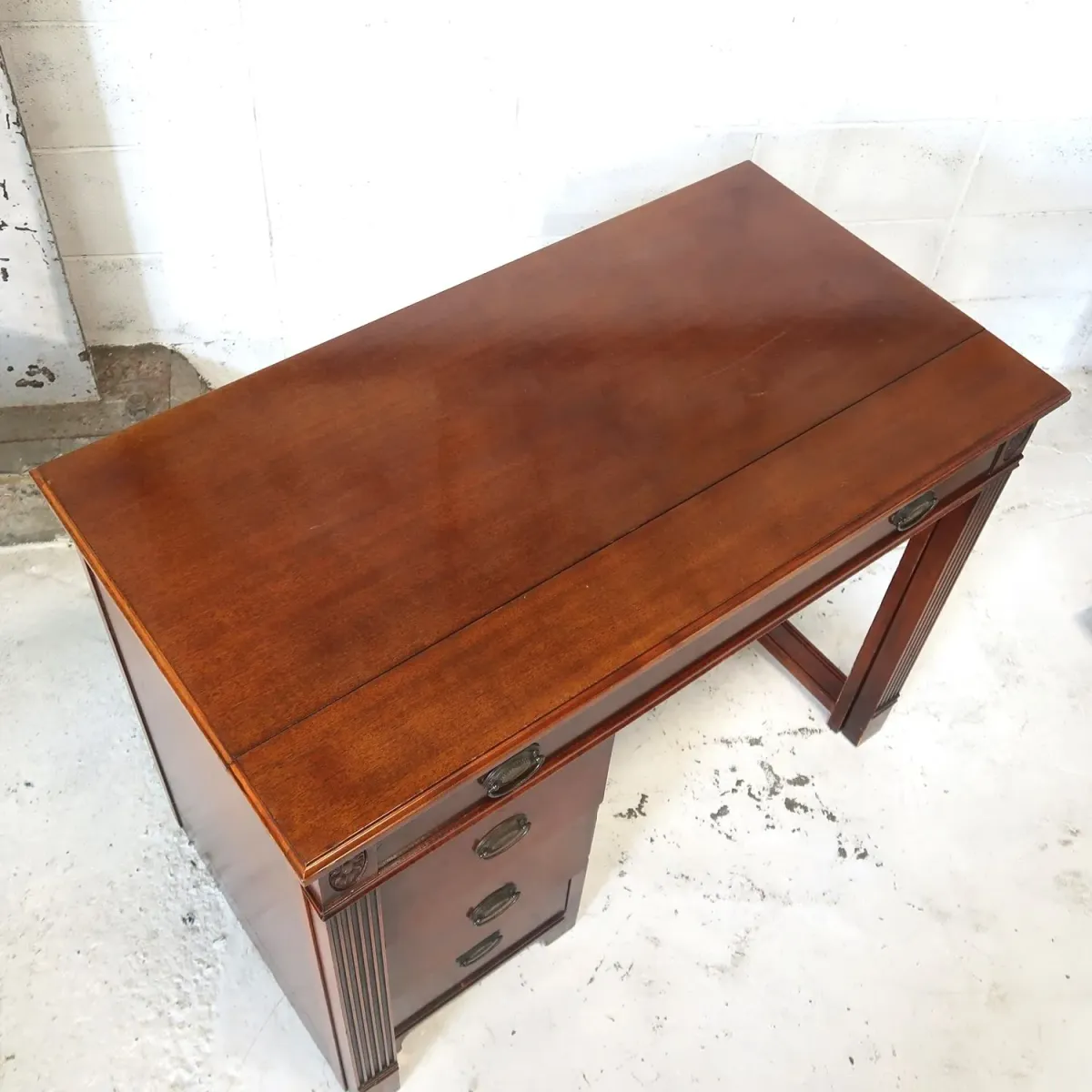 SAGINAW アンティーク エクステンション ウッドデスク