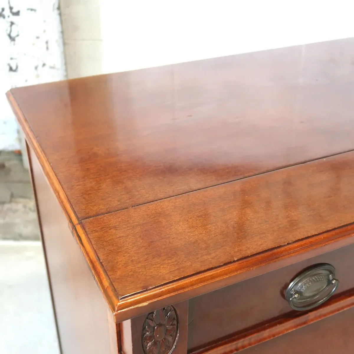 SAGINAW アンティーク エクステンション ウッドデスク