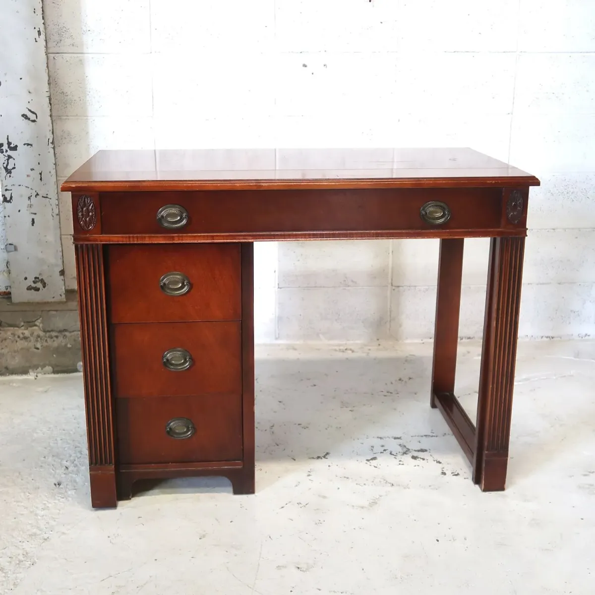 SAGINAW アンティーク エクステンション ウッドデスク