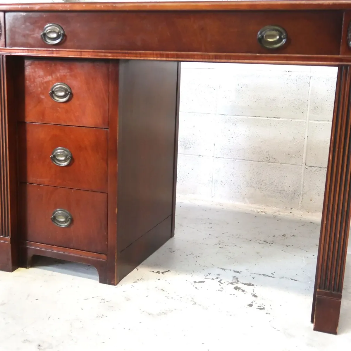 SAGINAW アンティーク エクステンション ウッドデスク