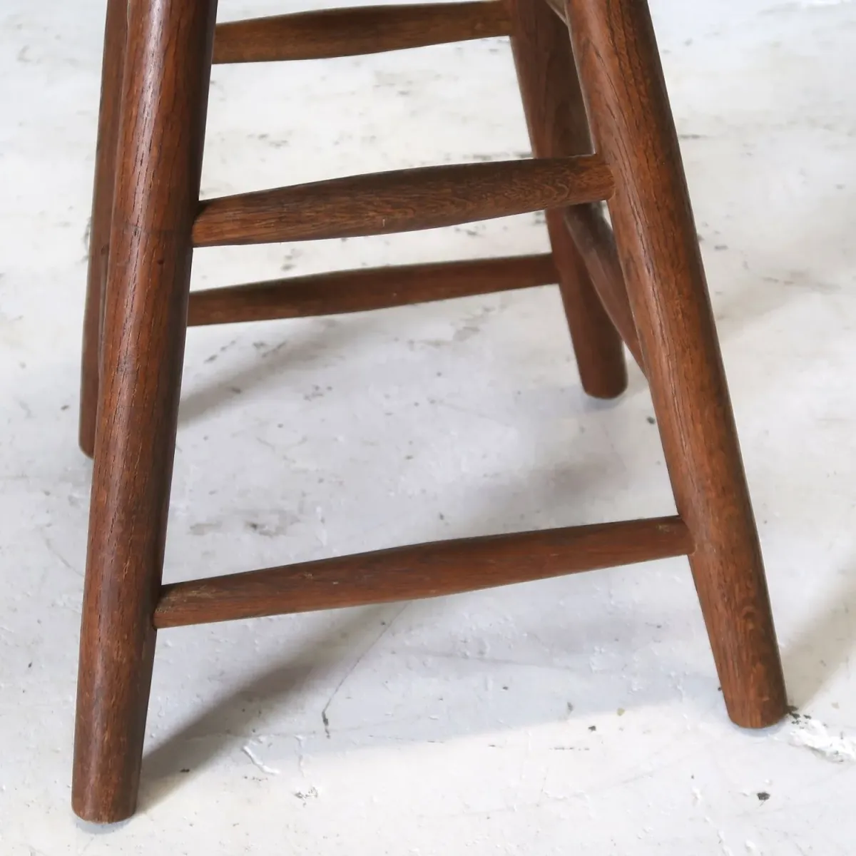 アンティーク ウッド カウンターチェア