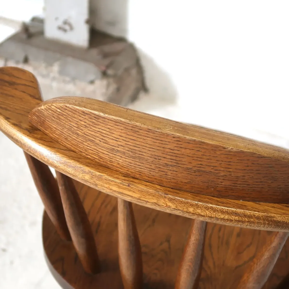 アンティーク ウッド カウンターチェア