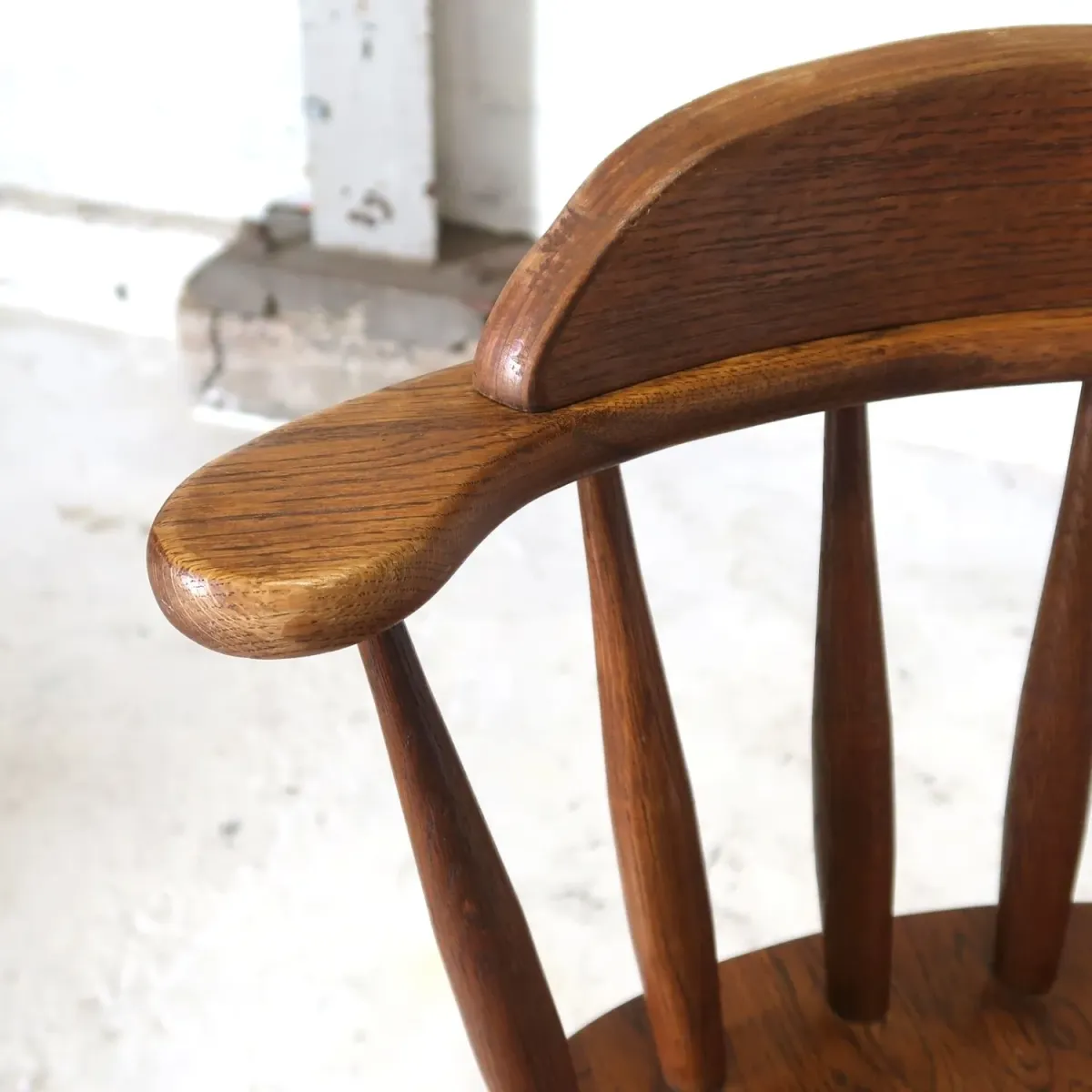 アンティーク ウッド カウンターチェア