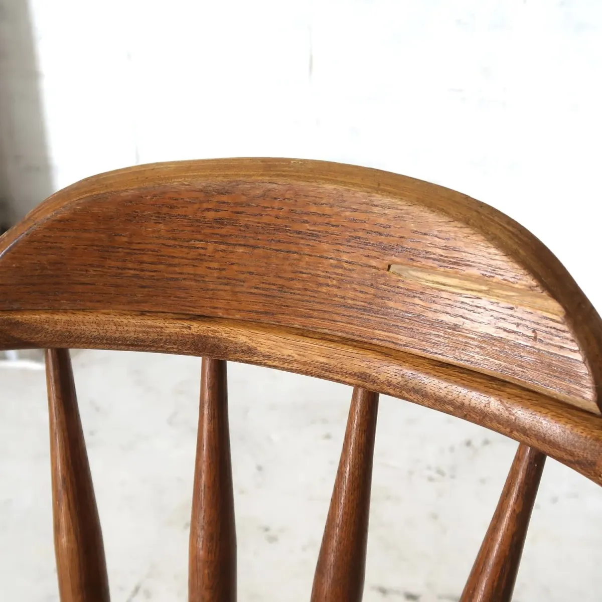 アンティーク ウッド カウンターチェア