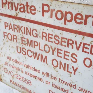 Private Property ビンテージ ロードサイン