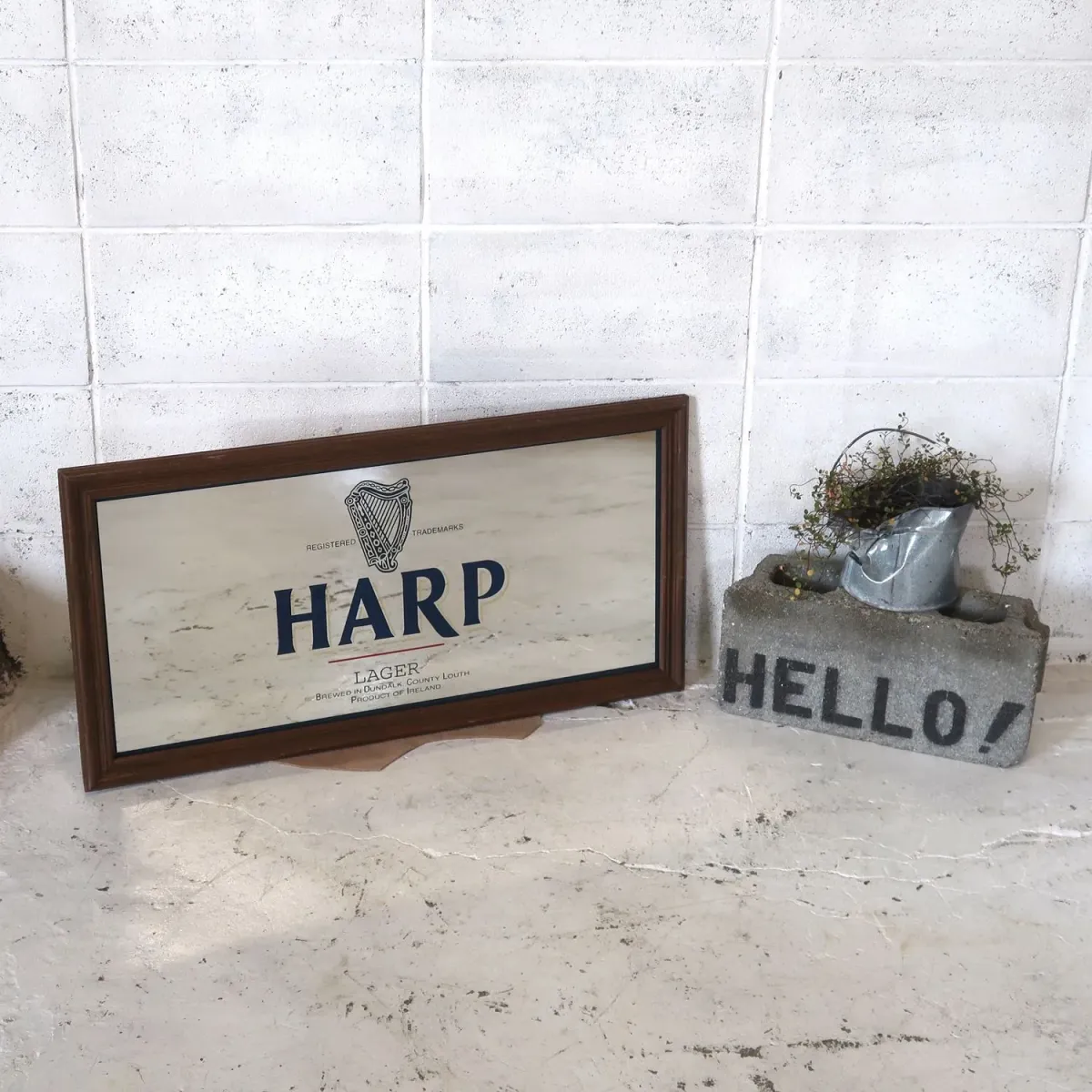 HARP ビンテージ パブミラー