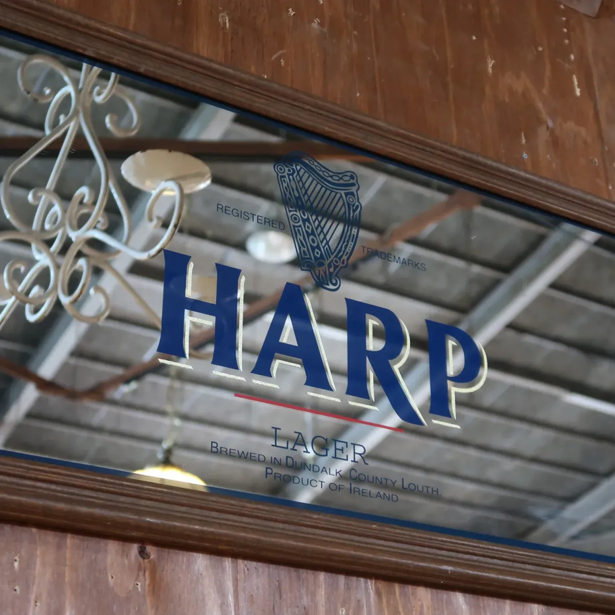 HARP ビンテージ パブミラー