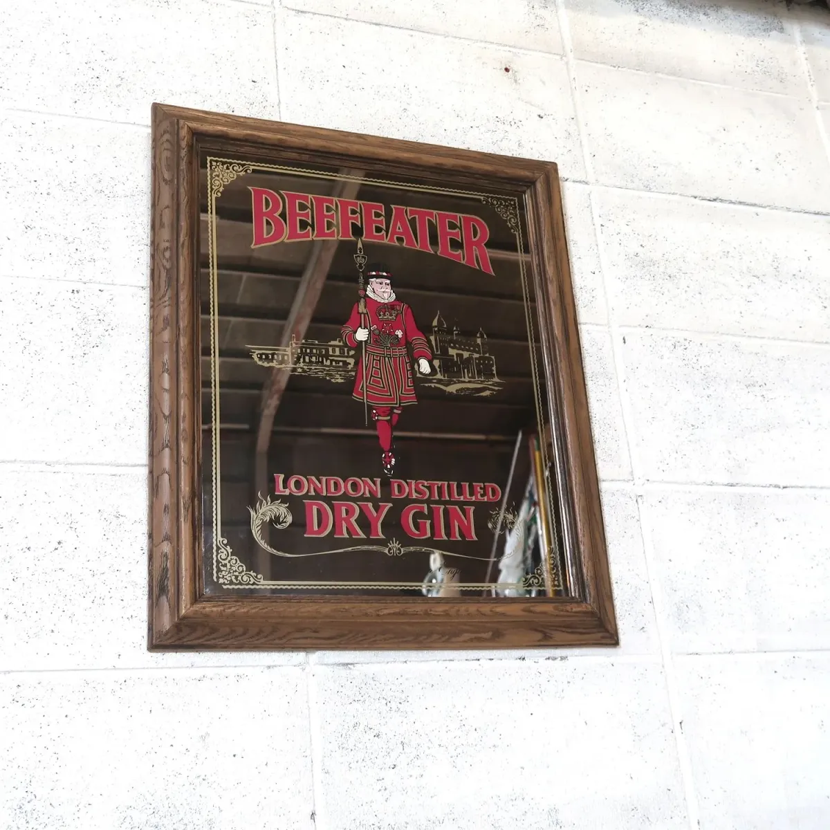 BEEFEATER ビンテージ パブミラー