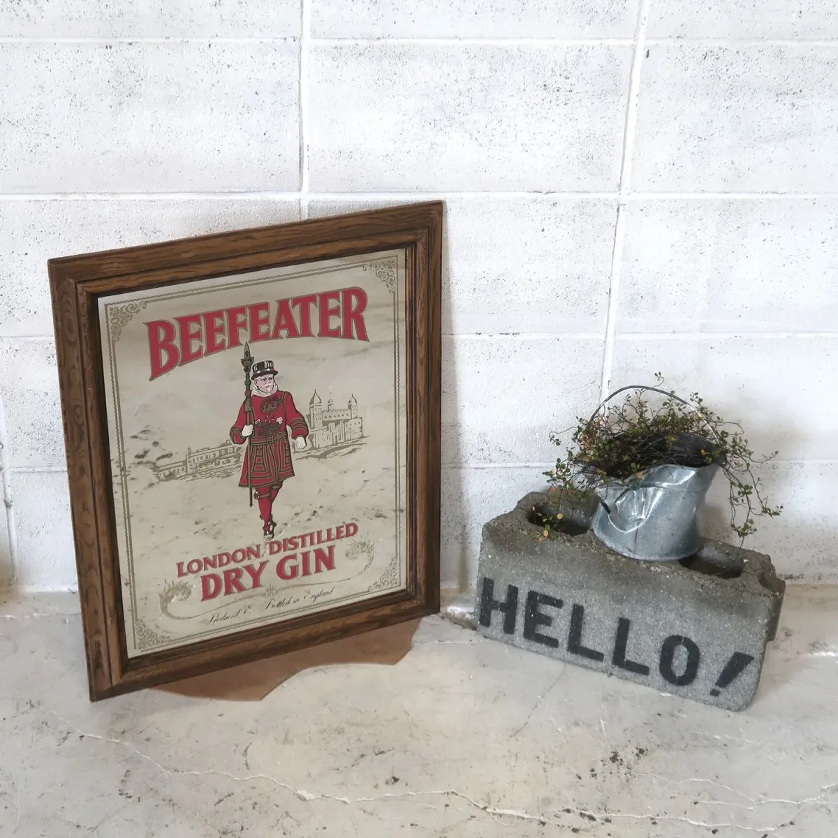 BEEFEATER ビンテージ パブミラー