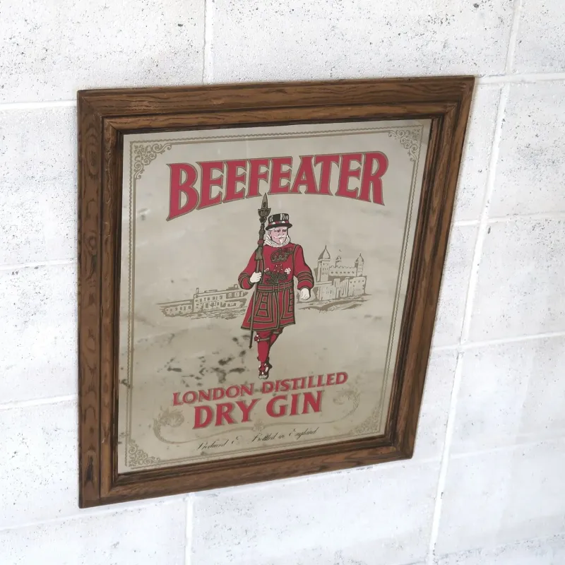 BEEFEATER ビンテージ パブミラー