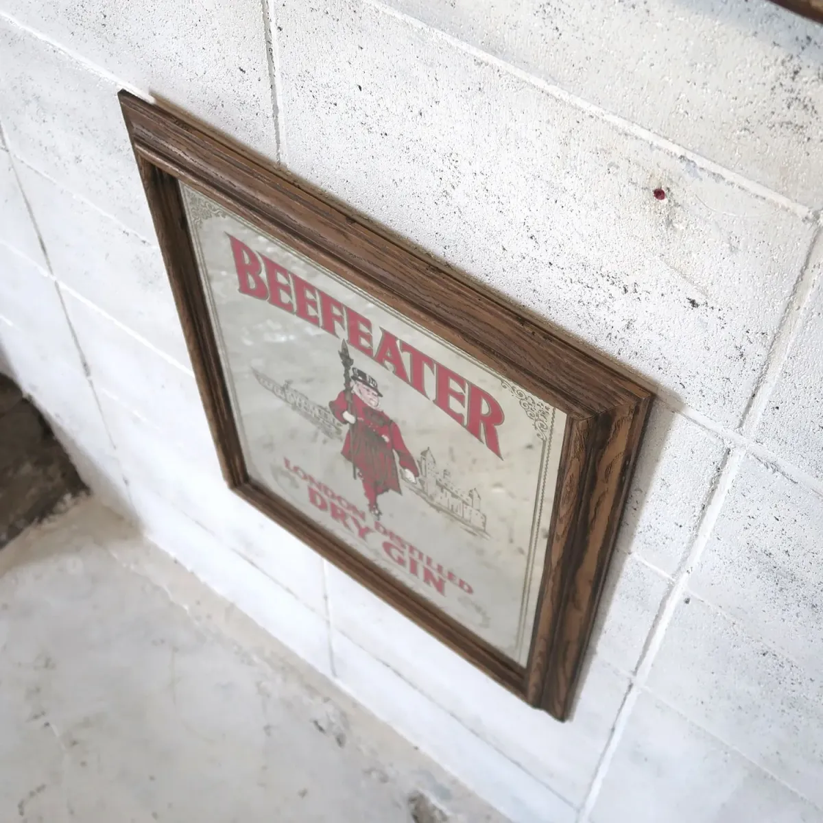 BEEFEATER ビンテージ パブミラー