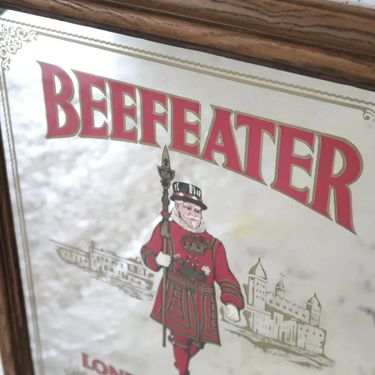 BEEFEATER ビンテージ パブミラー