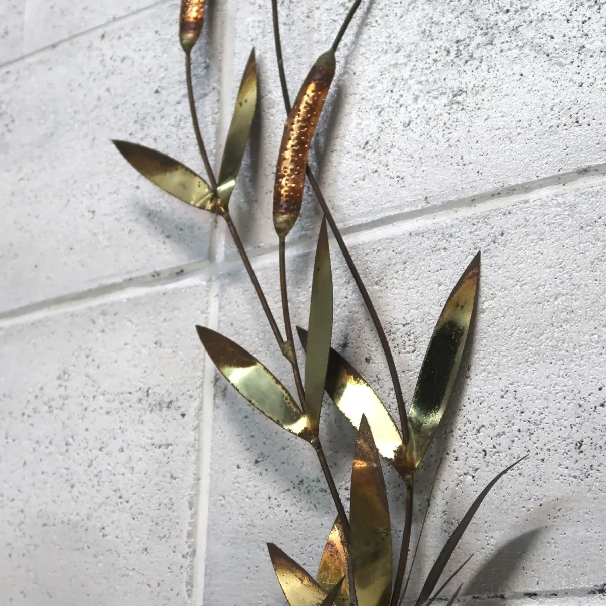 ビンテージ メタル×コッパー ウォールデコ