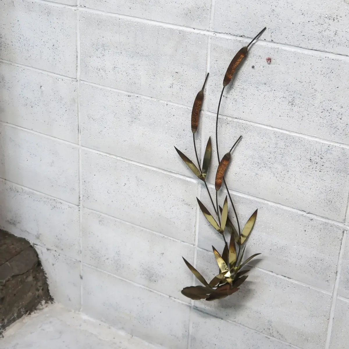 ビンテージ メタル×コッパー ウォールデコ