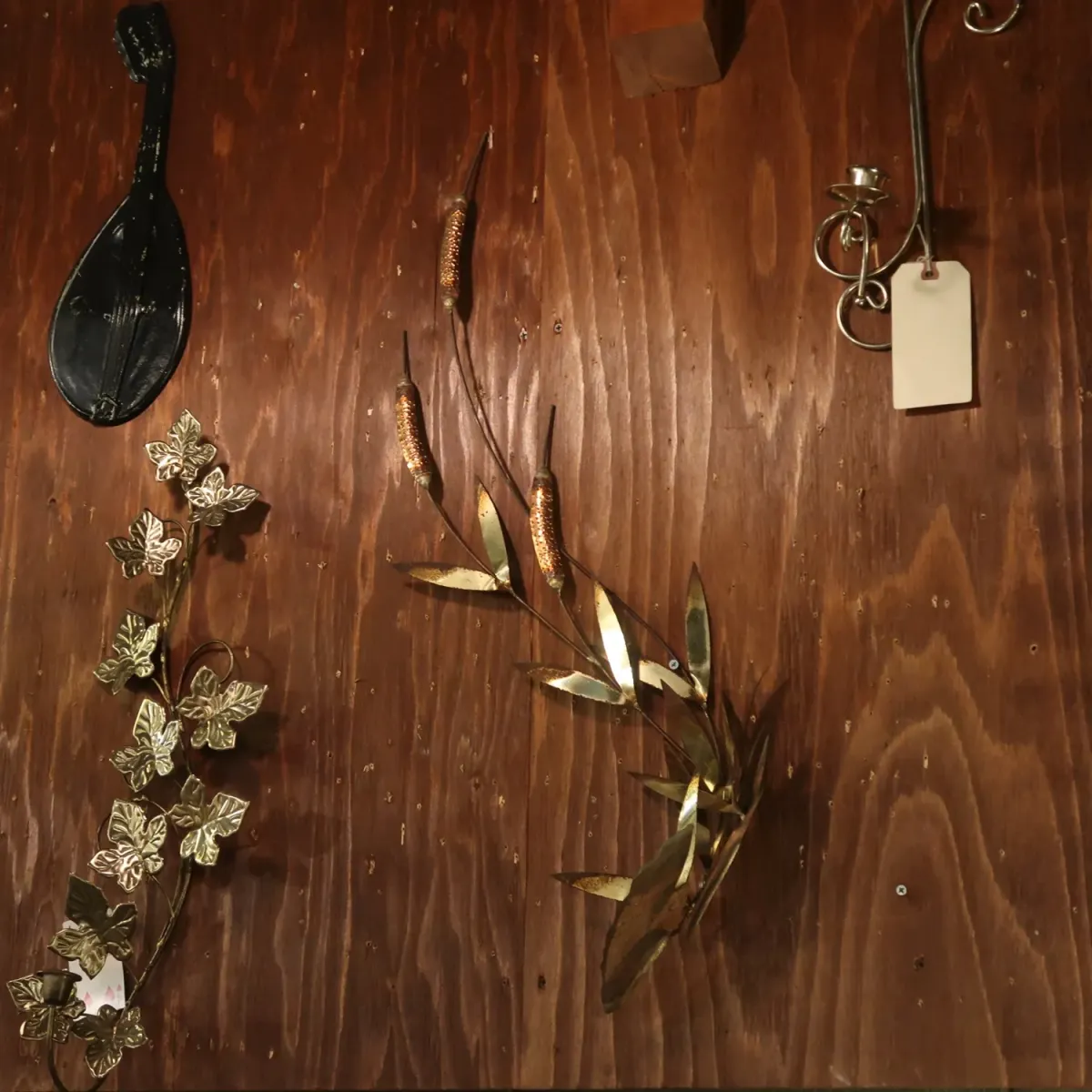 ビンテージ メタル×コッパー ウォールデコ