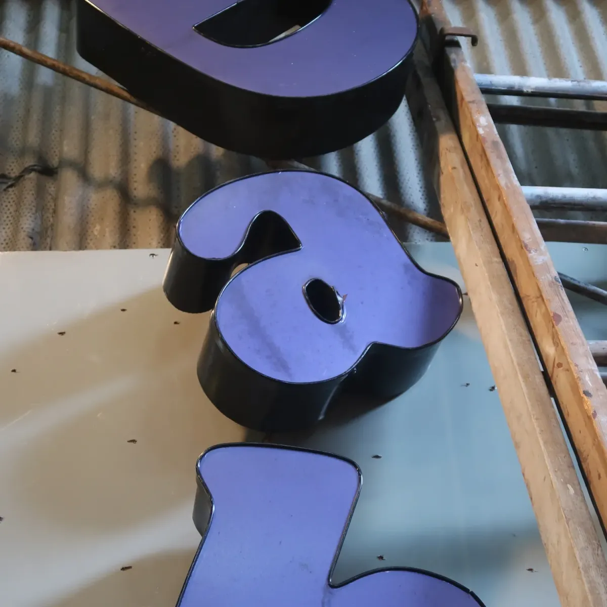 ビンテージ レターサイン a