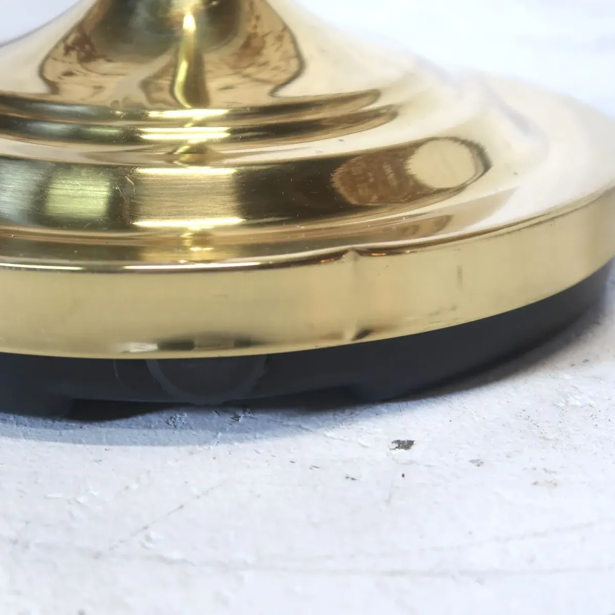 アンティーク ゴールドメタル フロアランプ