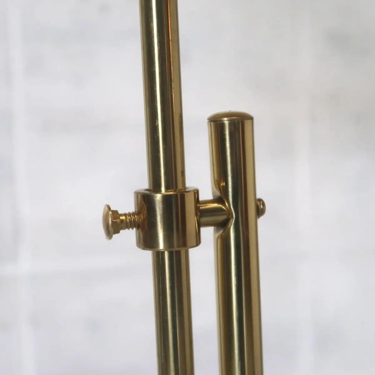 アンティーク ゴールドメタル フロアランプ