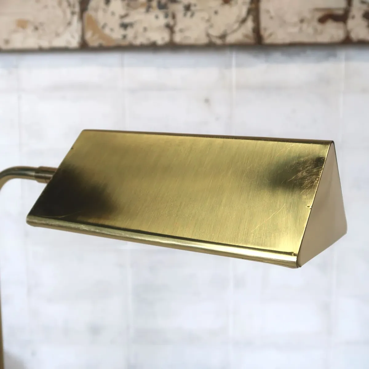 アンティーク ゴールドメタル フロアランプ