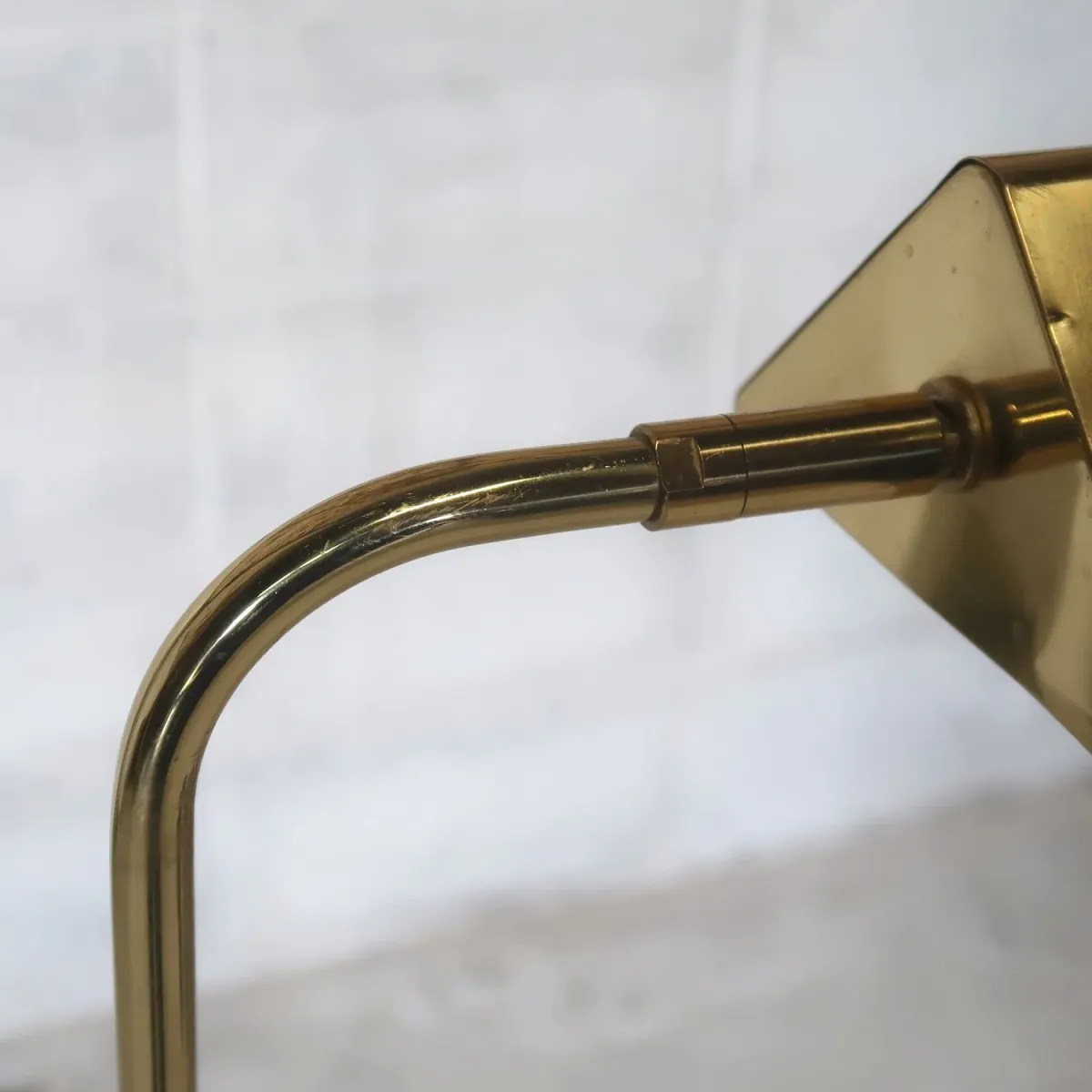 アンティーク ゴールドメタル フロアランプ