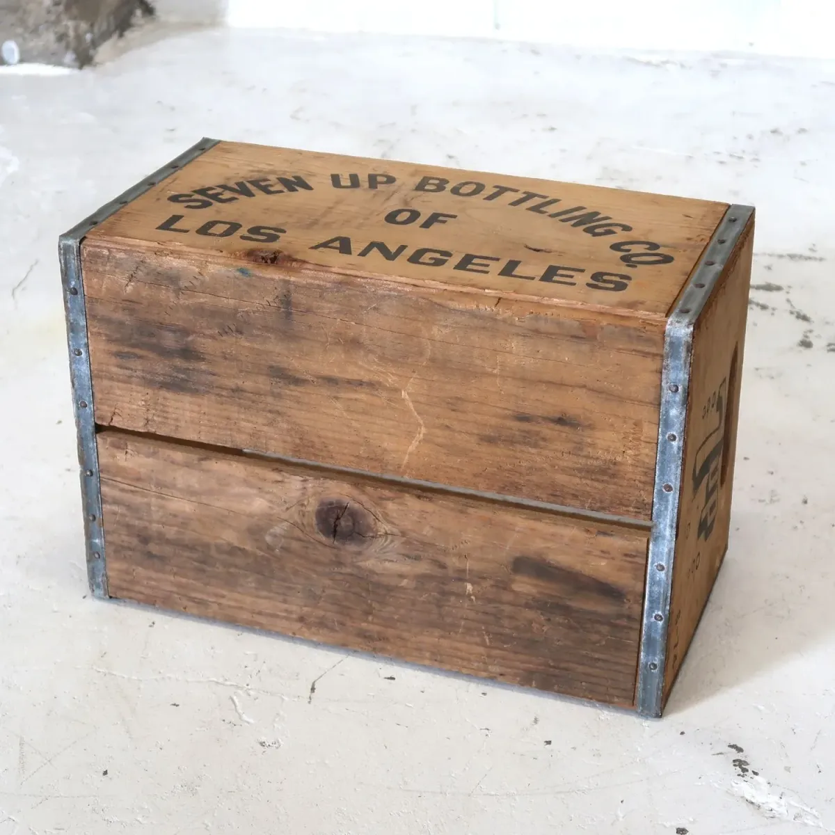7up ビンテージ ウッドボックス