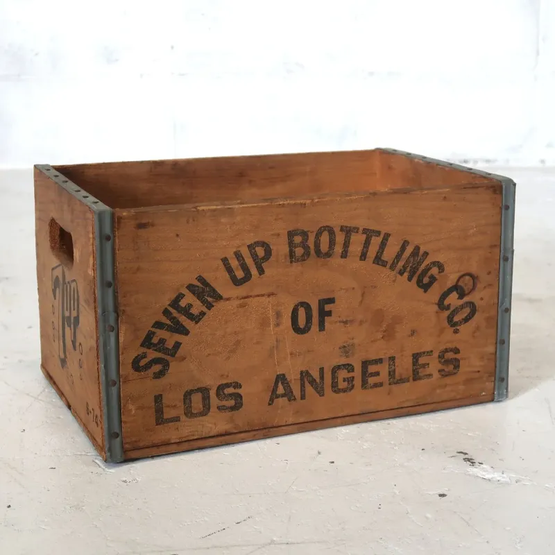 7up ビンテージ ウッドボックス
