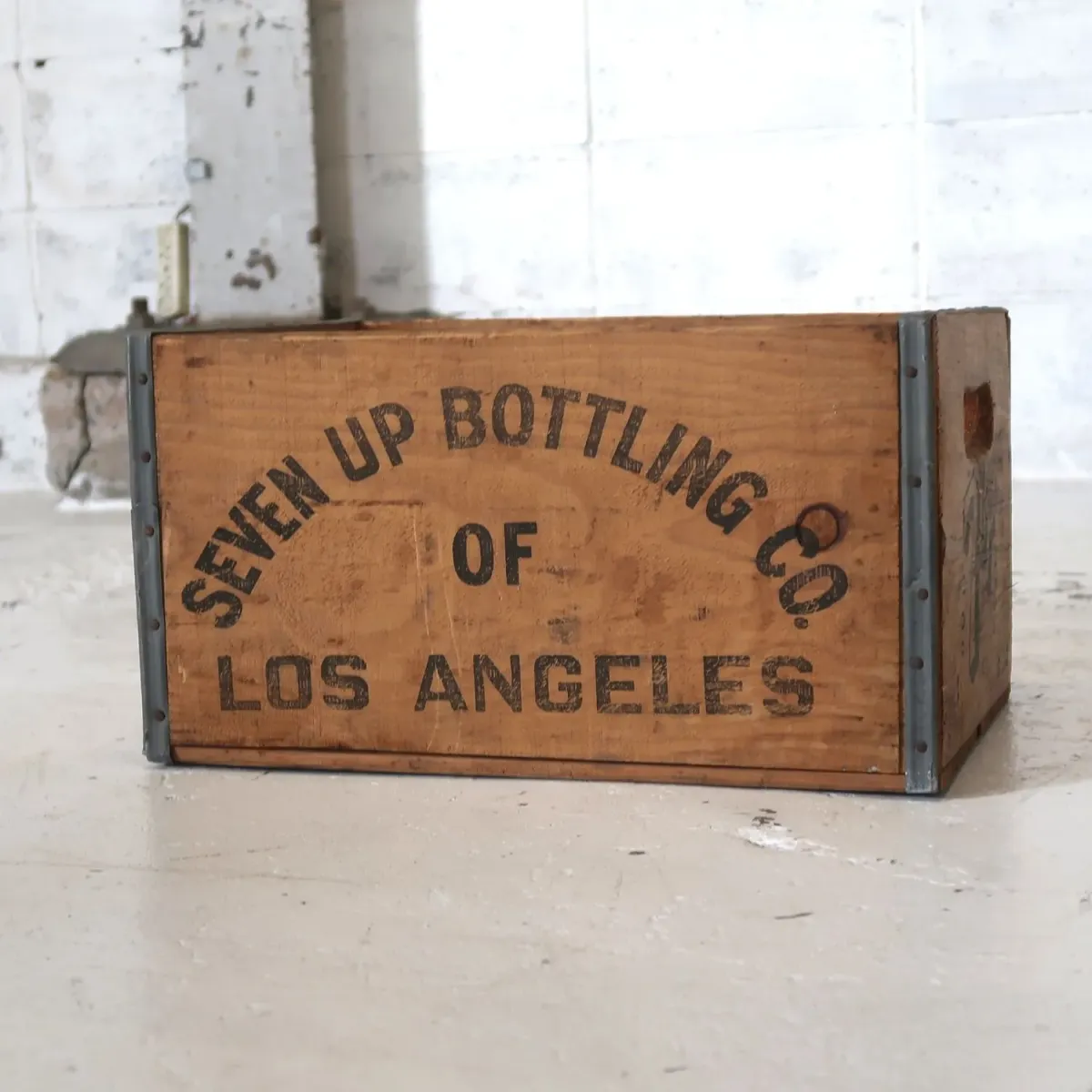 7up ビンテージ ウッドボックス