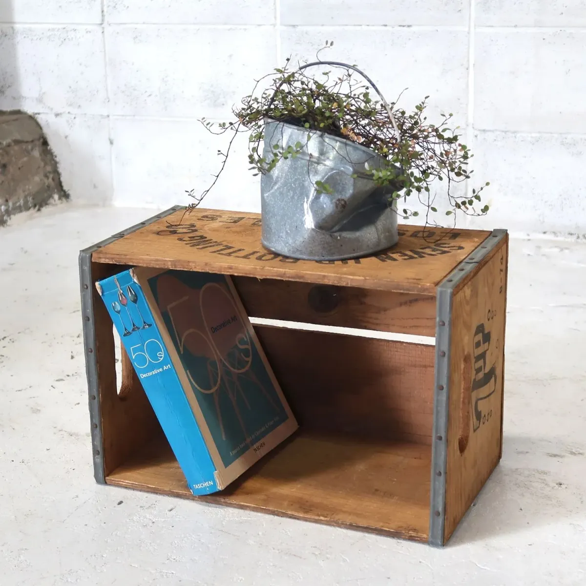 7up ビンテージ ウッドボックス